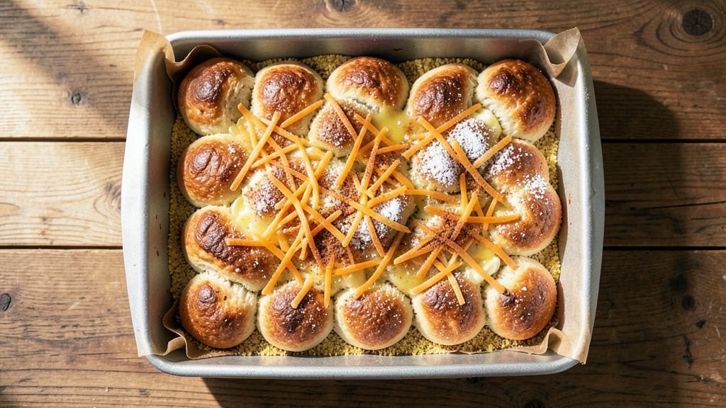 Abu's Monkey Bread Recipe: Pull-Apart Cheesy Cornmeal Magic