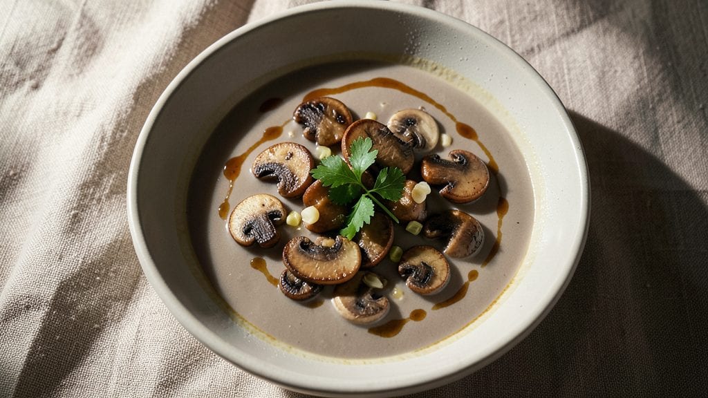 Alton Brown's Cream of Mushroom Soup Recipe: Velvety Smoothness With Umami Depth