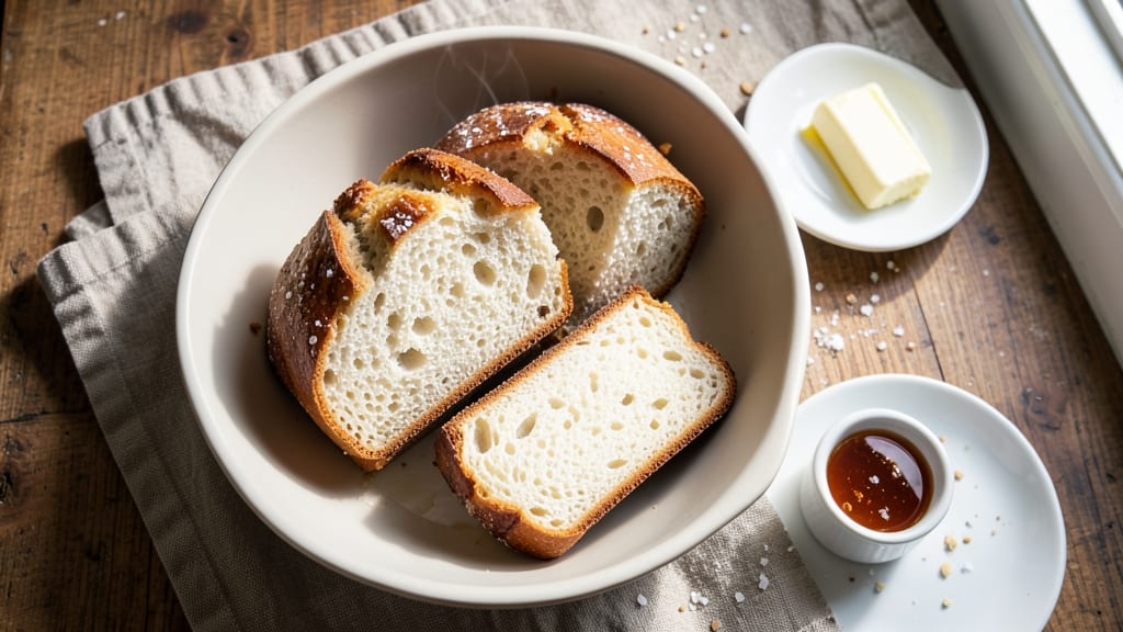 Alton Brown's White Bread Recipe: No-Knead Artisan Crust in 30 Minutes