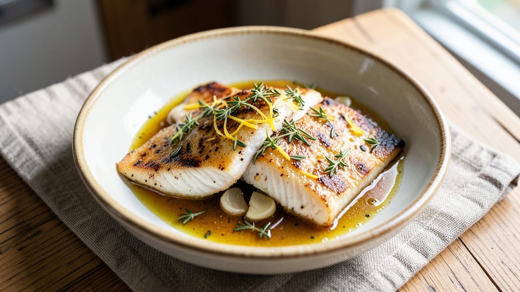 Baked Corvina Recipe: Lemon-Herb Crisp With Juicy Pink Centers
