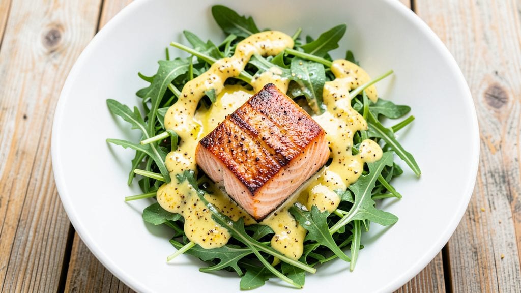 Barefoot Contessa's Salmon Salad Recipe: Crispy Cornmeal Crust with Bright Lemon Dressing