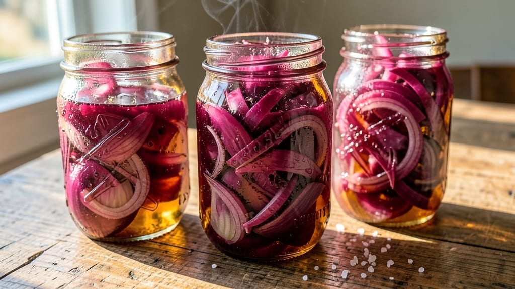Canning Red Onions Recipe: Vinegar-Infused Crunch for Sandwiches and Salads