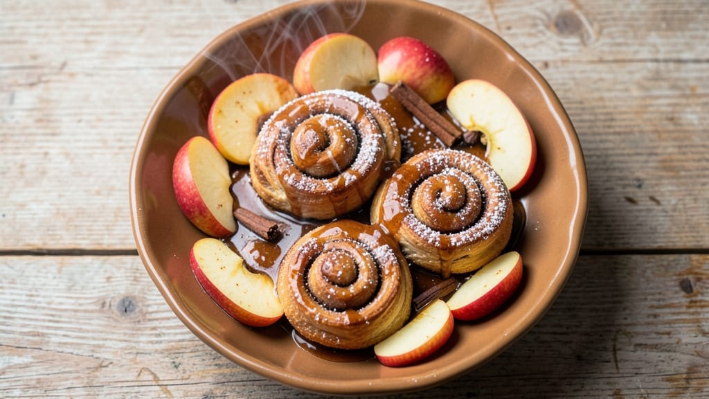 Cinnamon Rolls And Canned Apples Recipe: Warm Spice-Sweet Swirls With Soft Fruit Filling