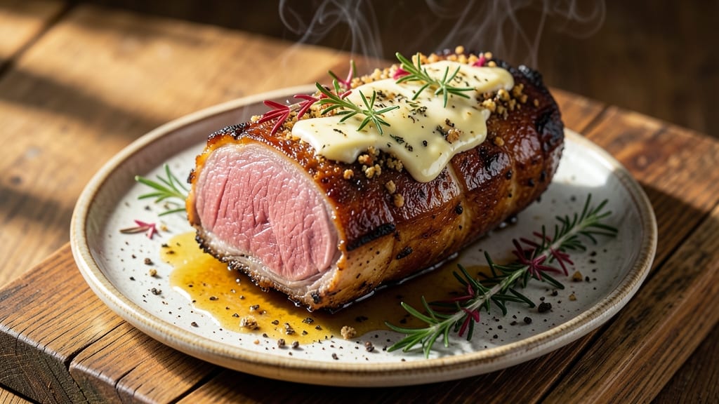 Classic Roast Leg Of Lamb Recipe: Herb-Crusted, Juicy Pink Center