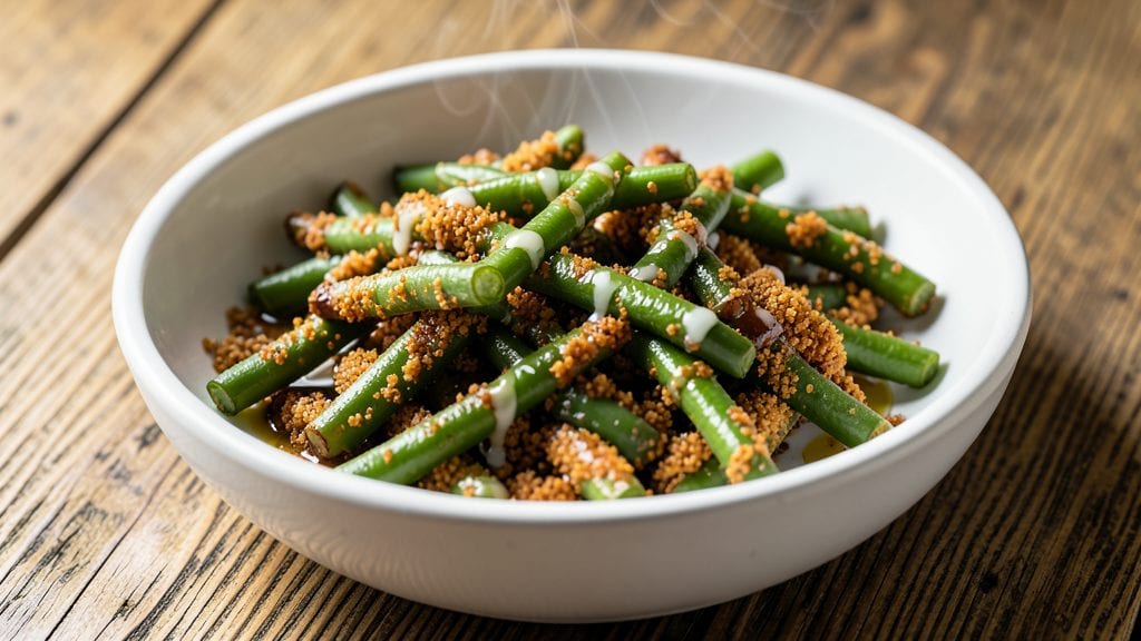 Copycat KFC Green Beans Recipe: Crispy Cornmeal Coating and Zesty Vinegar Zing