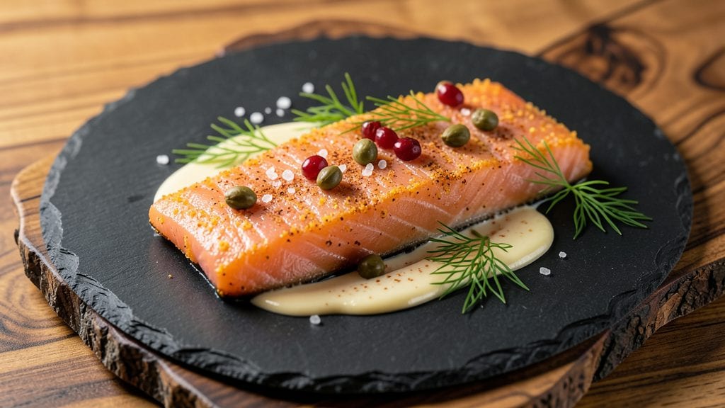 Houston's Smoked Salmon Recipe: Crispy Cornmeal Crust with Smoky Dill Zing