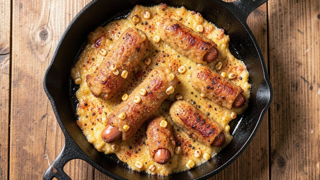 Jiffy Mix Corn Dog Recipe Pioneer Woman: Crispy Cornmeal Crust With Juicy Pink Centers