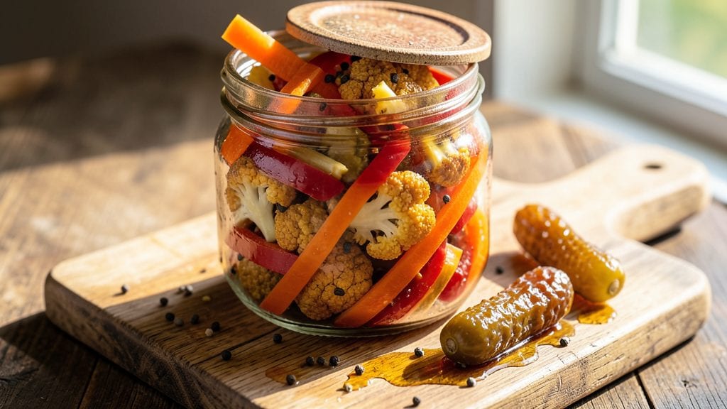 Mixed Pickles Recipe: Crunchy Vinegar-Bright Bites in 10 Minutes