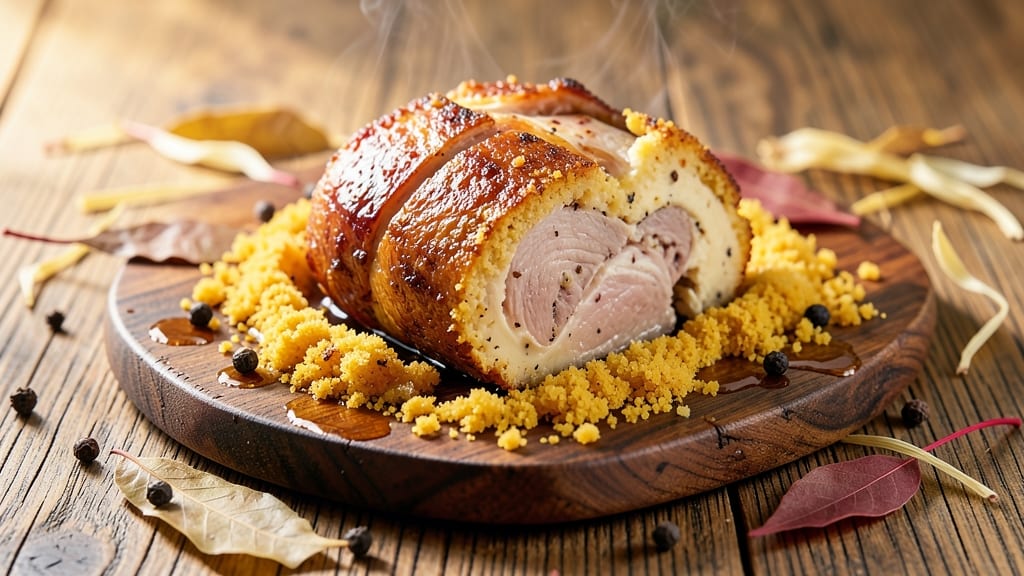Old Fashioned Hog Head Cheese Recipe: Crispy Cornmeal Crust With Tangy Vinegar Kick