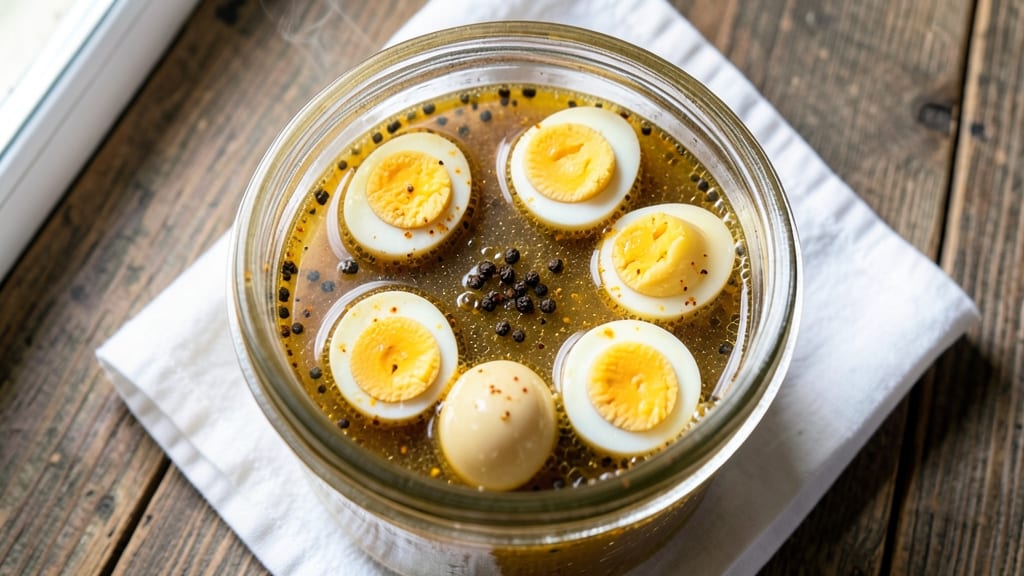 Old Fashioned Mustard Pickled Eggs Recipe: Vinegar-Infused Crunch for Bold Sandwich Toppers