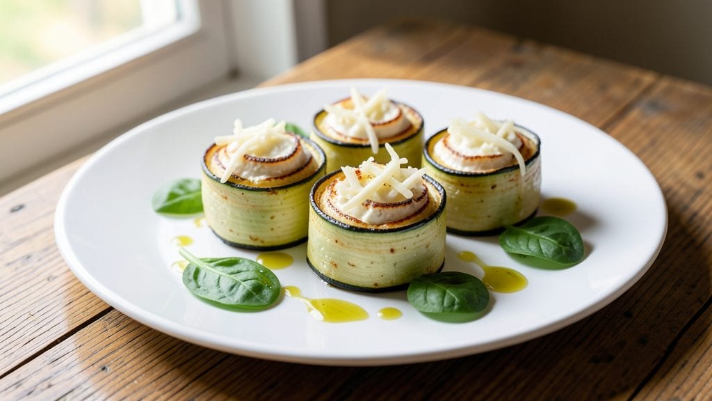 Zucchini Rolls Recipe: Stuffed and Baked to Crispy Perfection